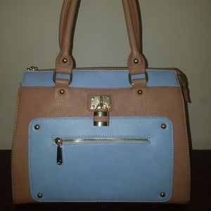 Lock Satchel Purse